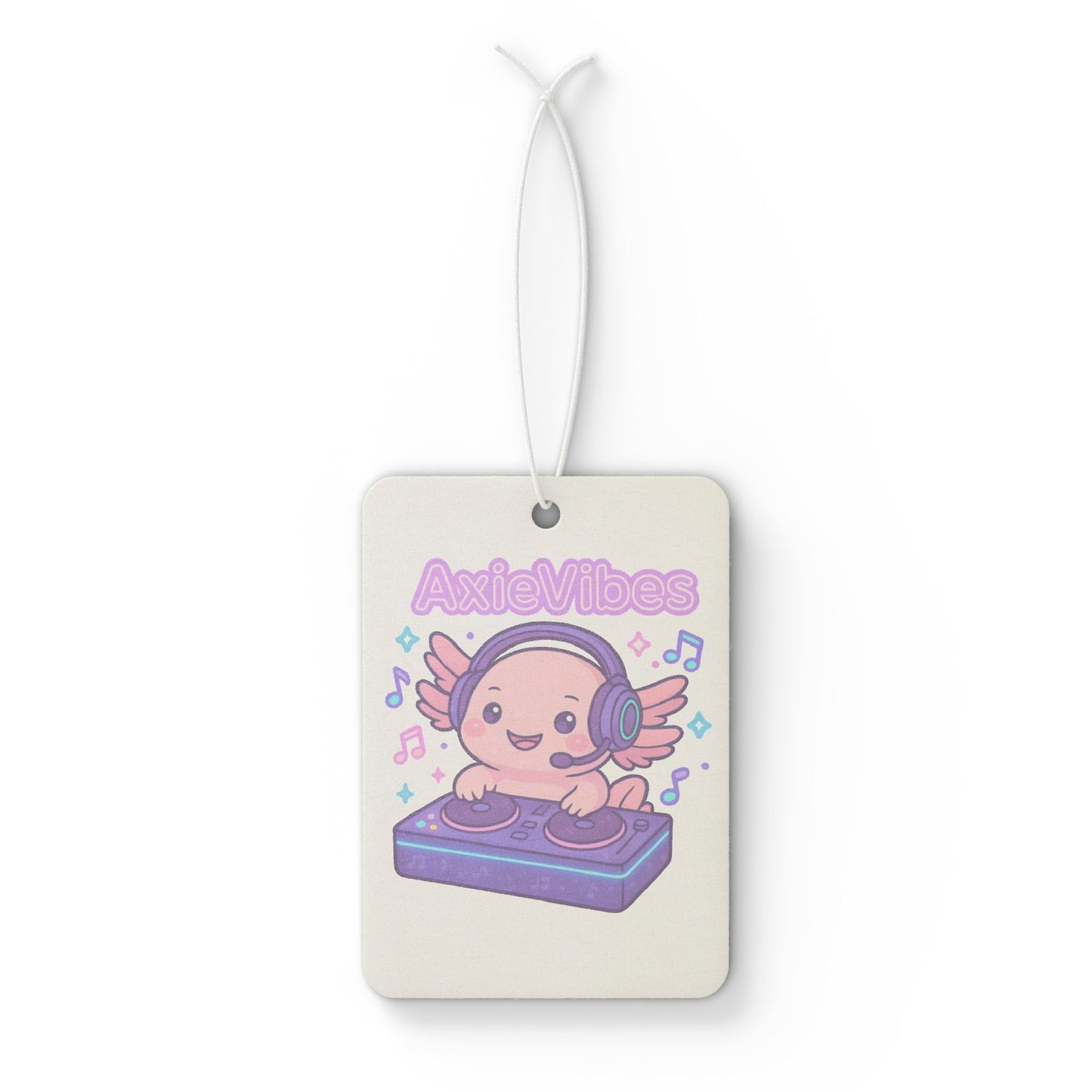 AxieVibes Car Air Freshener - Cute DJ Design for Music Lovers