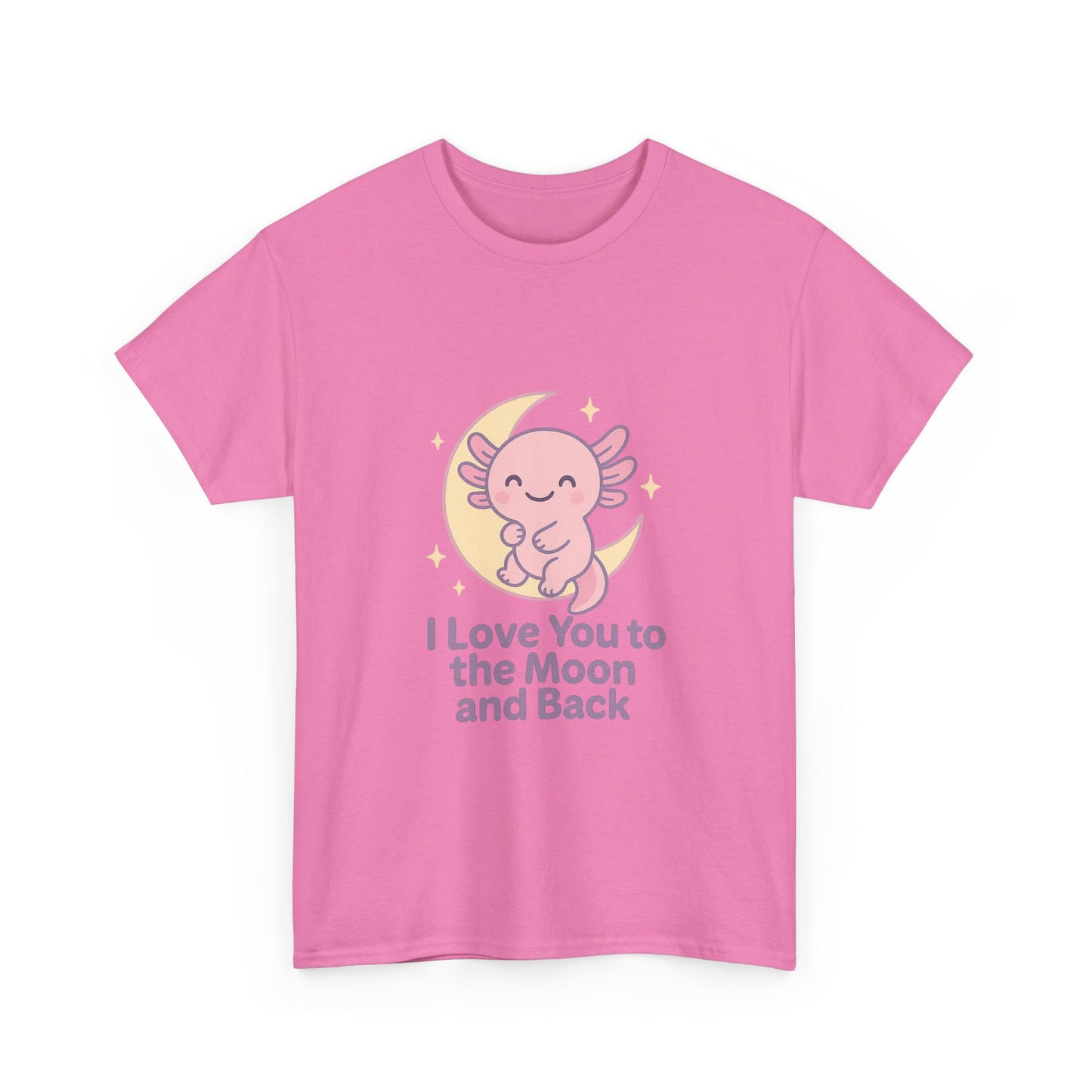 Cute Angel Love T-Shirt | I Love You to the Moon and Back Tee | Unisex Heavy Cotton Tee