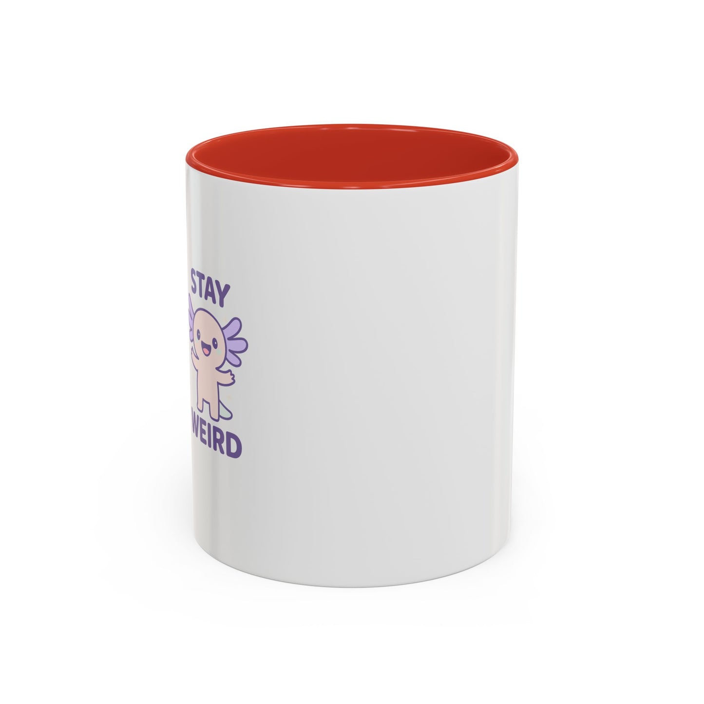 Stay Weird Accent Coffee Mug - Fun 11oz & 15oz Ceramic Cup for Quirky Coffee Lovers