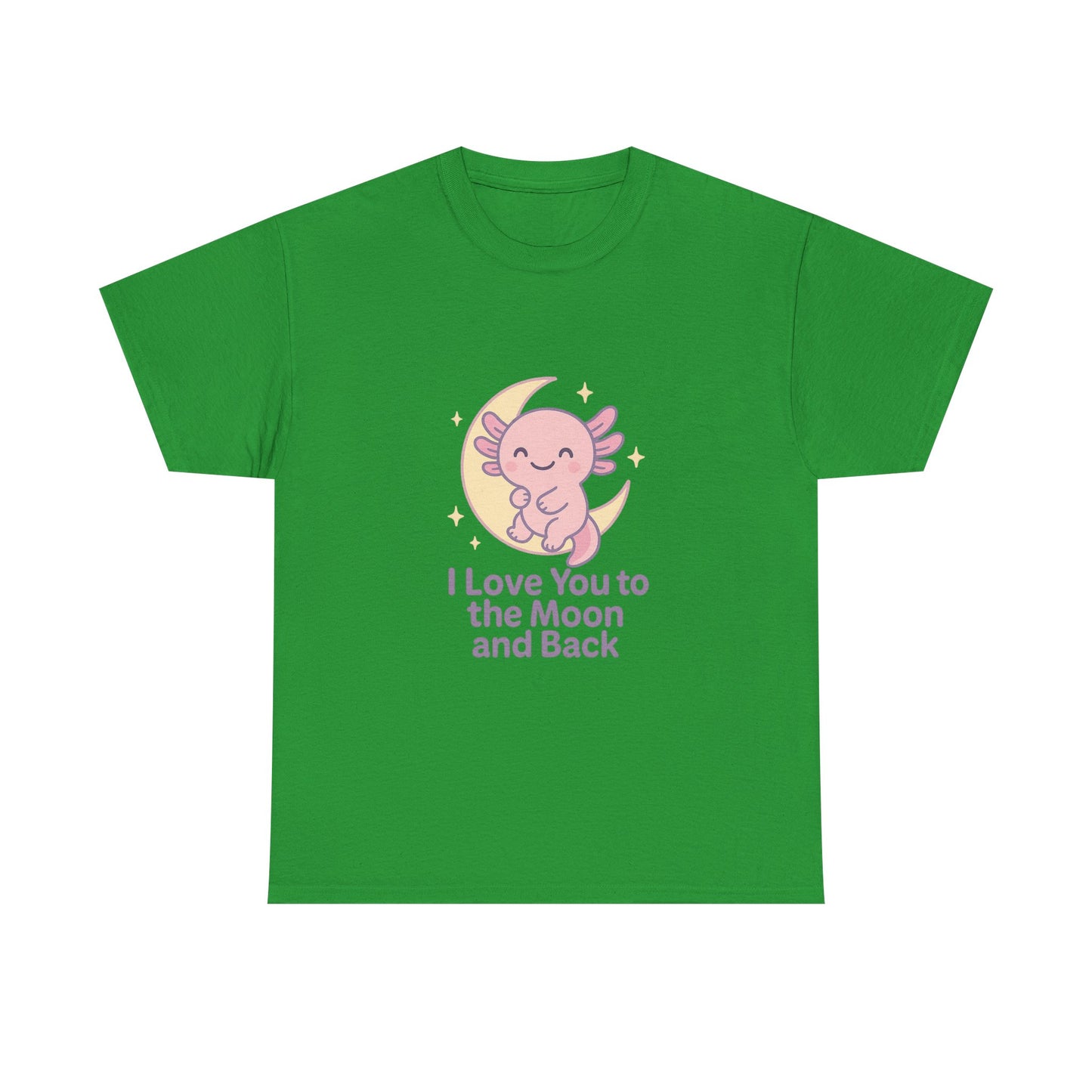 Cute Angel Love T-Shirt | I Love You to the Moon and Back Tee | Unisex Heavy Cotton Tee