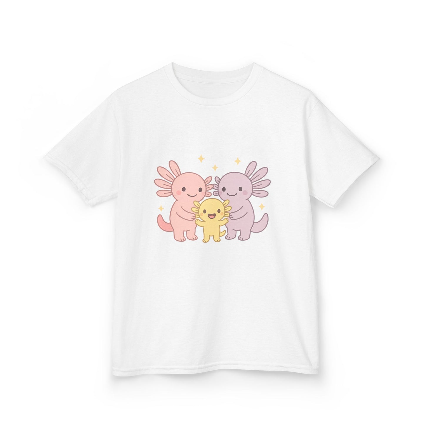 Cute Animal Friends Kids Tee - Adorable Heavy Cotton Shirt for Children