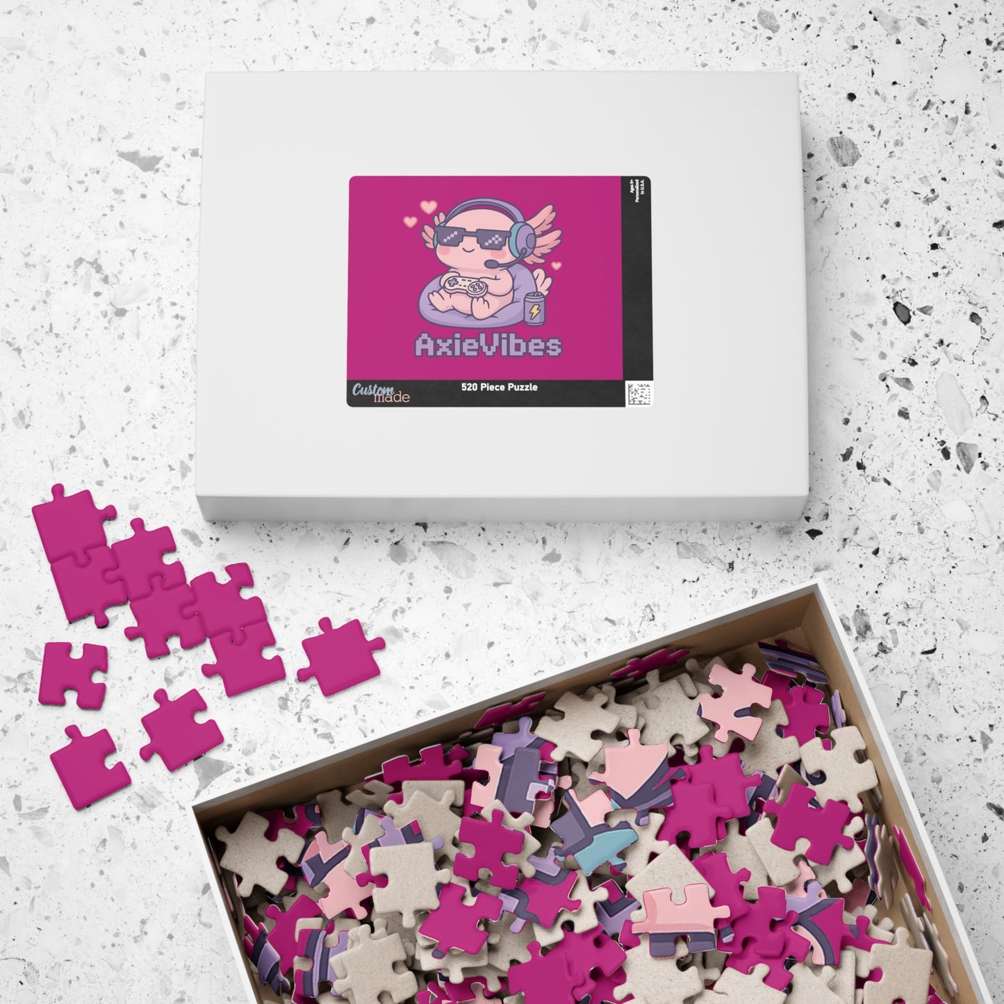 AxieVibes Gamer Puzzle - 110, 252, 520 & 1014-piece Options