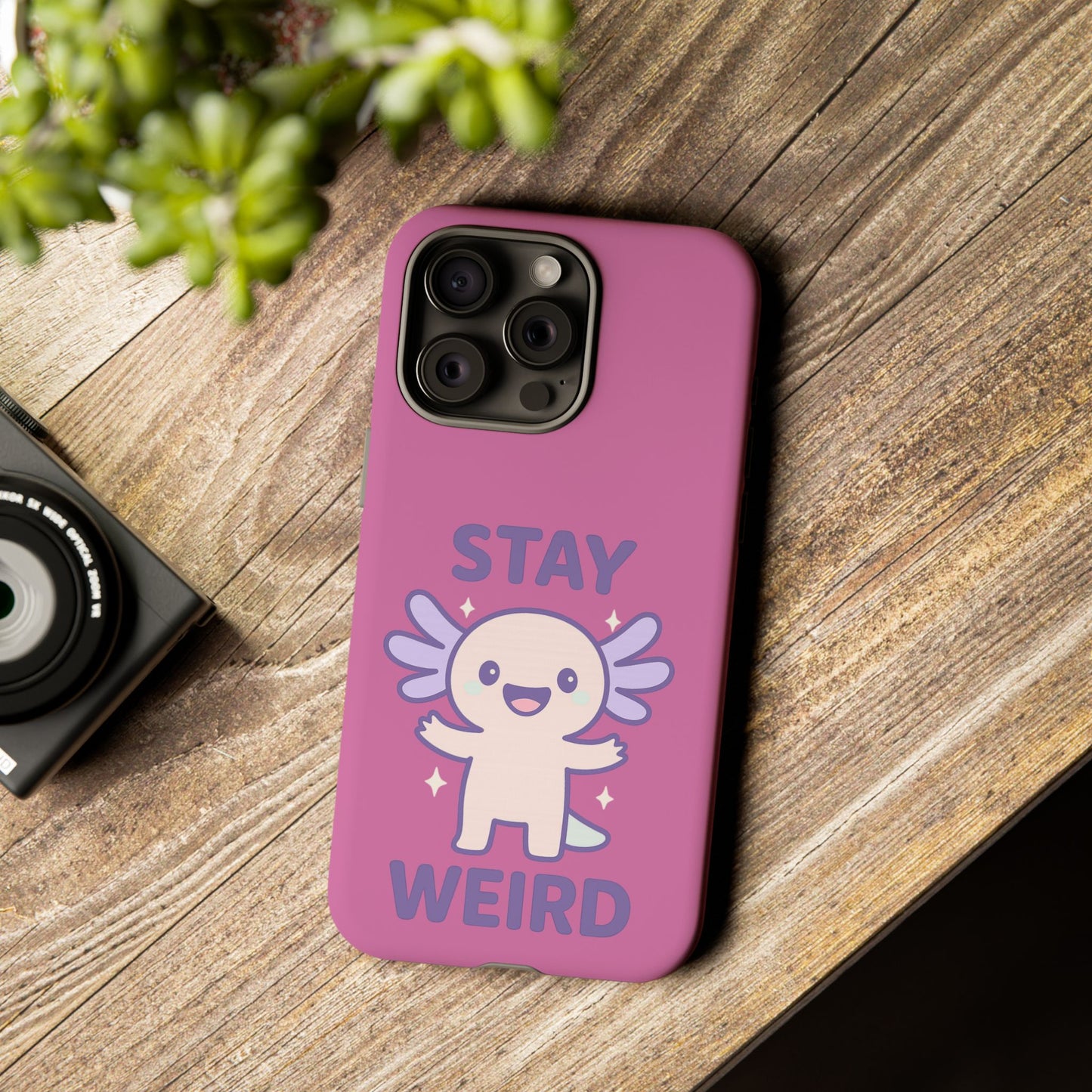 Stay Weird Phone Case - Fun and Quirky Smartphone Cover for Unique Personalities