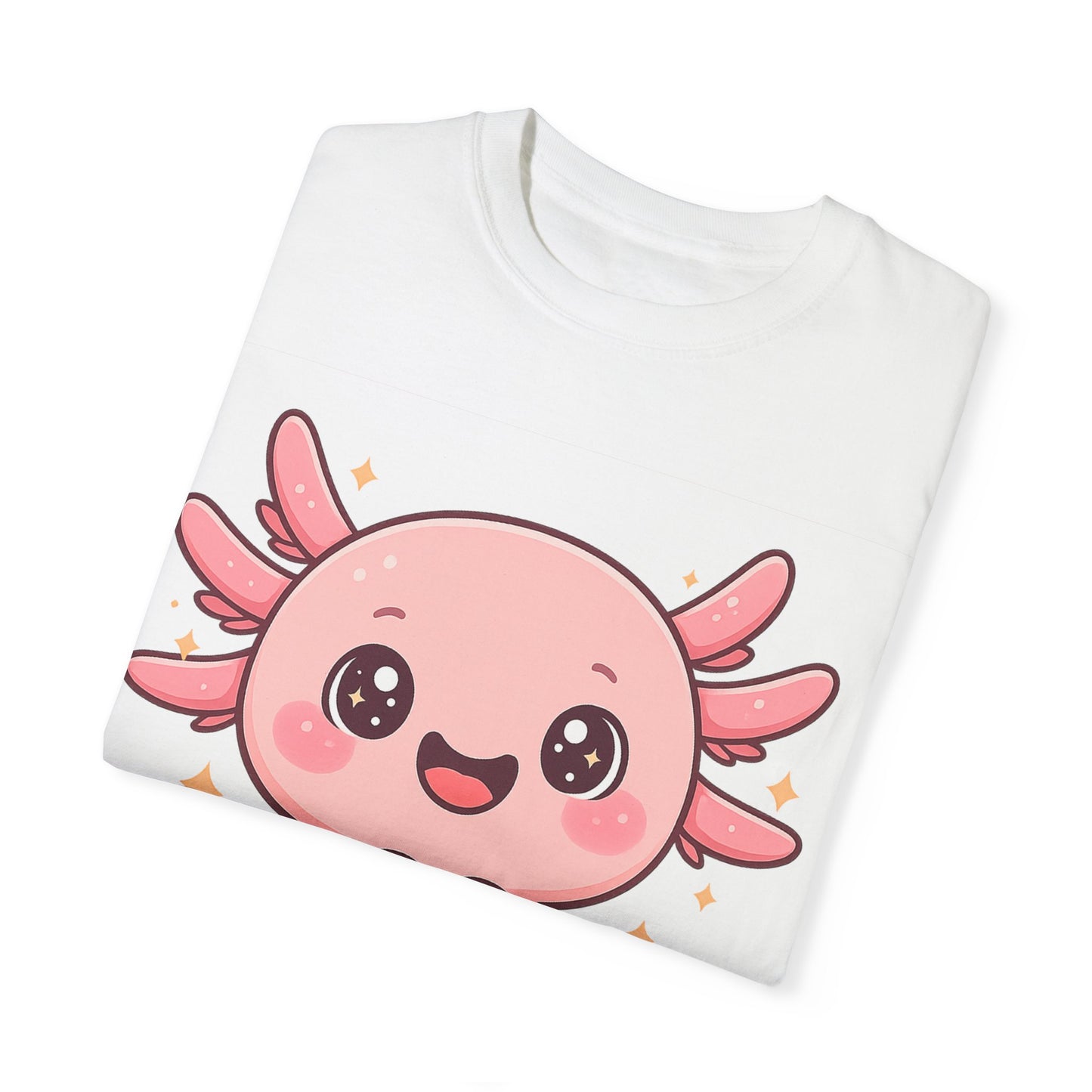 Joyful Axolotl Unisex Garment-Dyed T-shirt