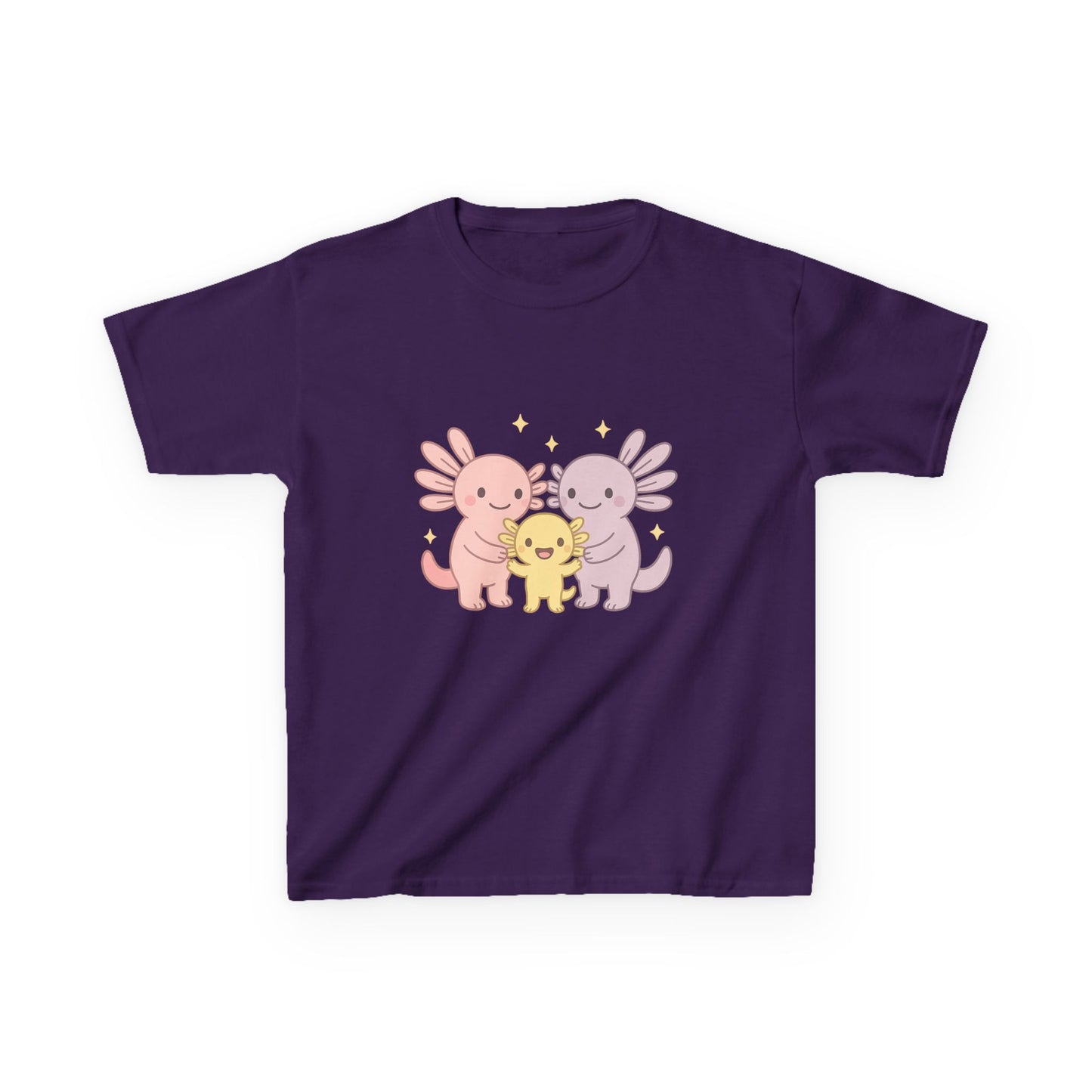 Cute Animal Friends Kids Tee - Adorable Heavy Cotton Shirt for Children