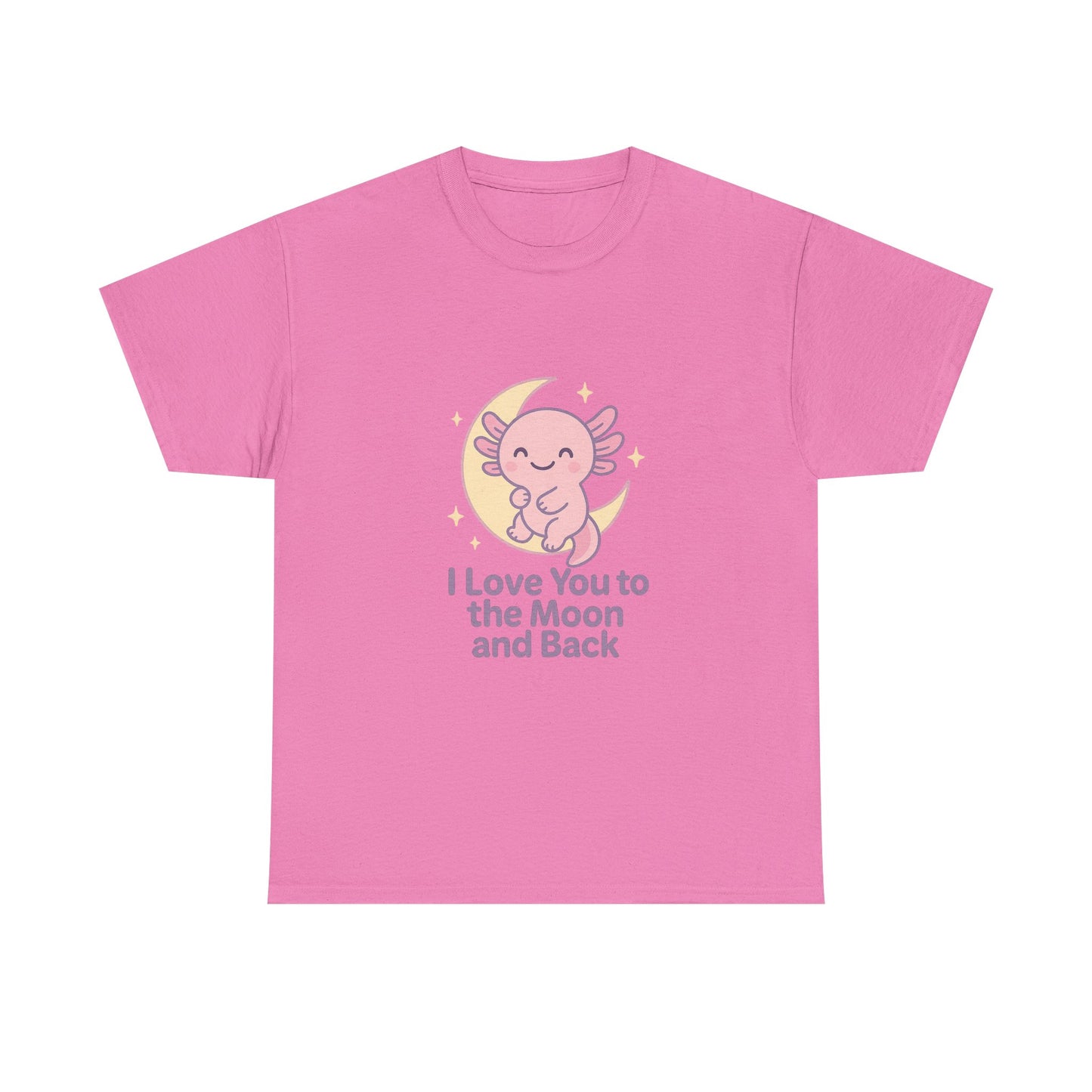 Cute Angel Love T-Shirt | I Love You to the Moon and Back Tee | Unisex Heavy Cotton Tee
