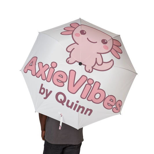 Cute Axolotl Foldable Umbrella - Waterproof & Lightweight