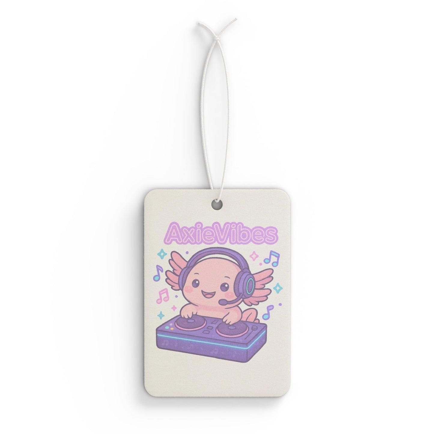 AxieVibes Car Air Freshener - Cute DJ Design for Music Lovers