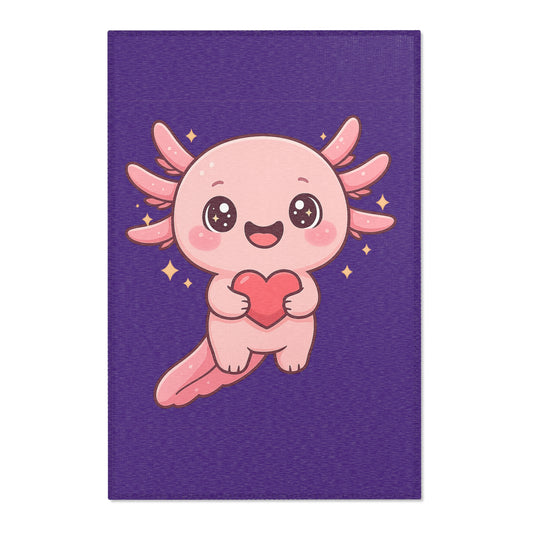 Cute Axolotl Area Rug - Adorable Pink Design for Kids' Rooms and Play Areas