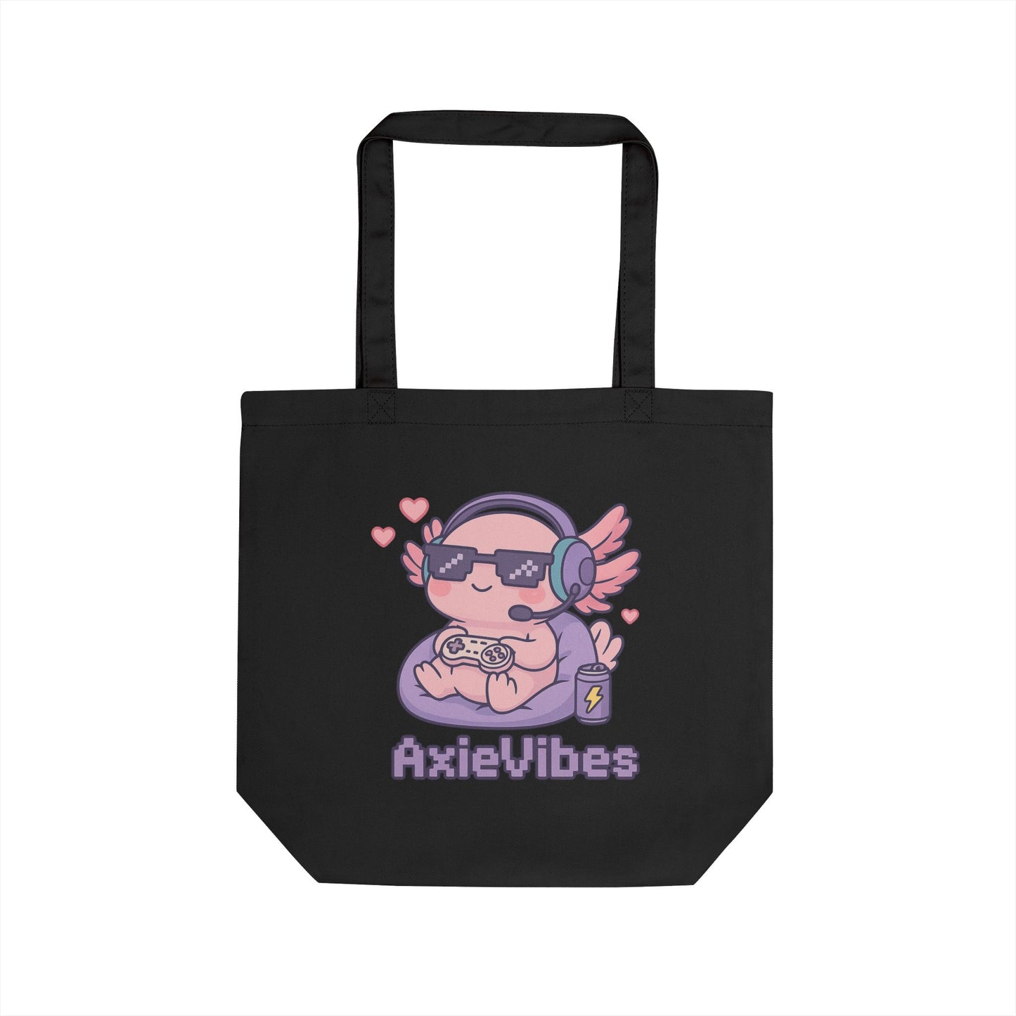 Cute Gamer Eco Tote Bag - AxieVibes Design for Gamers