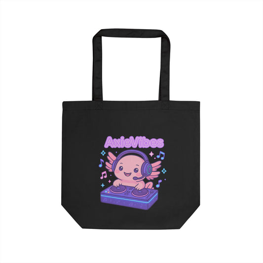 Cute Eco Tote Bag - AxieVibes Design for Music Lovers