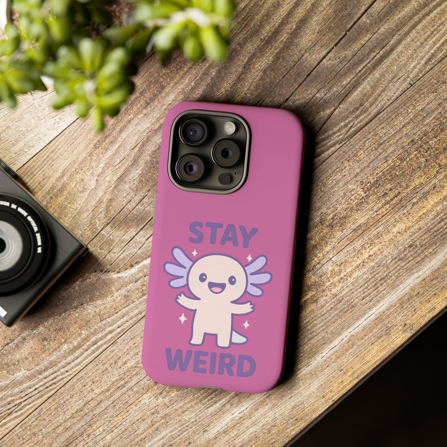 Stay Weird Phone Case - Fun and Quirky Smartphone Cover for Unique Personalities