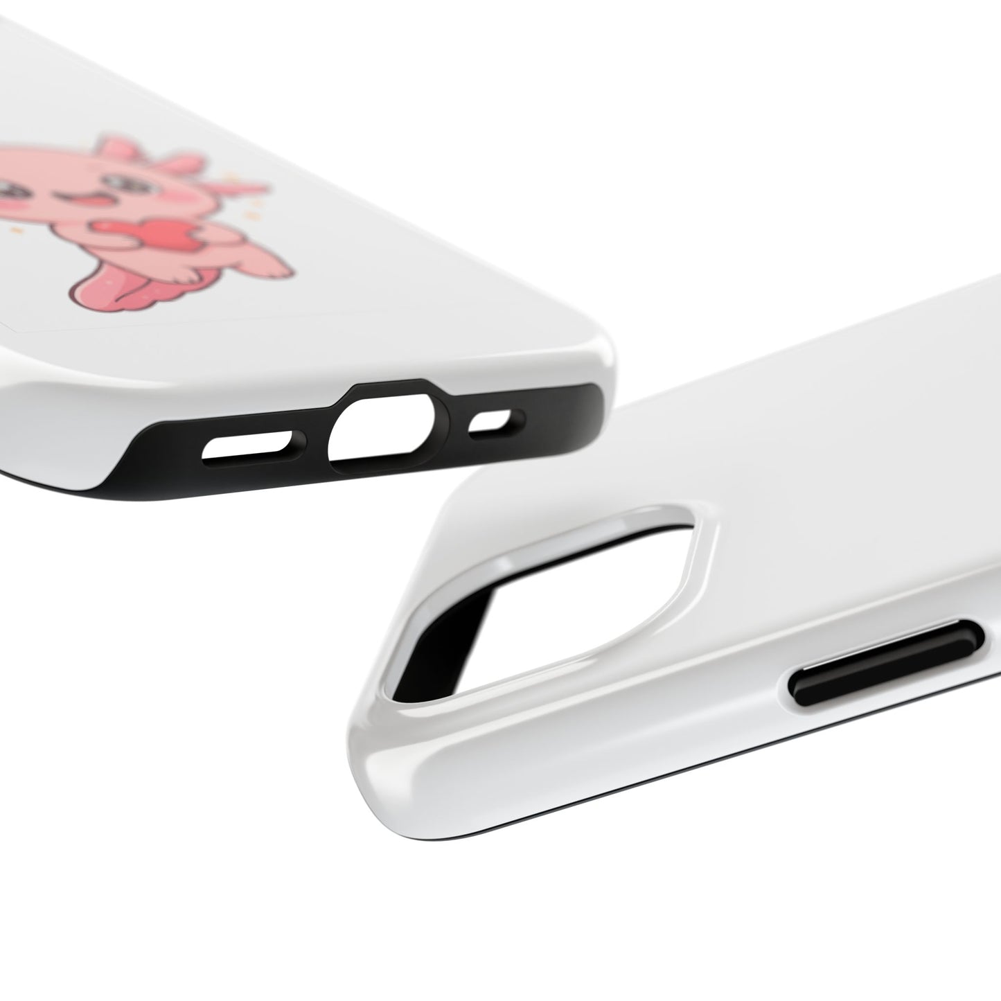 Cute Axolotl Tough Phone Case - Durable & Fun Protection for Phone Lovers