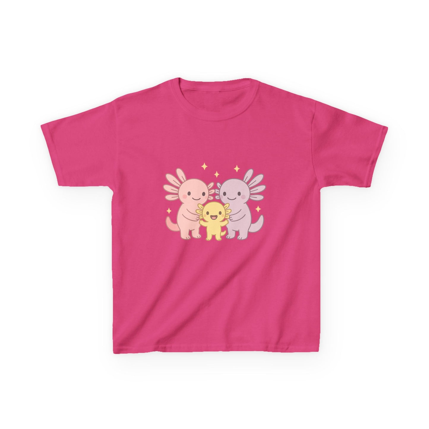 Cute Animal Friends Kids Tee - Adorable Heavy Cotton Shirt for Children