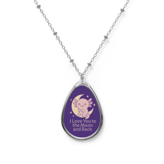 I Love You to the Moon and Back Necklace - Heartfelt Gift for Loved Ones